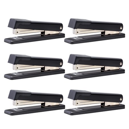 BOSTITCH Classic Metal Desktop Stapler, 6PK, PK6 B515-BLK-6PK